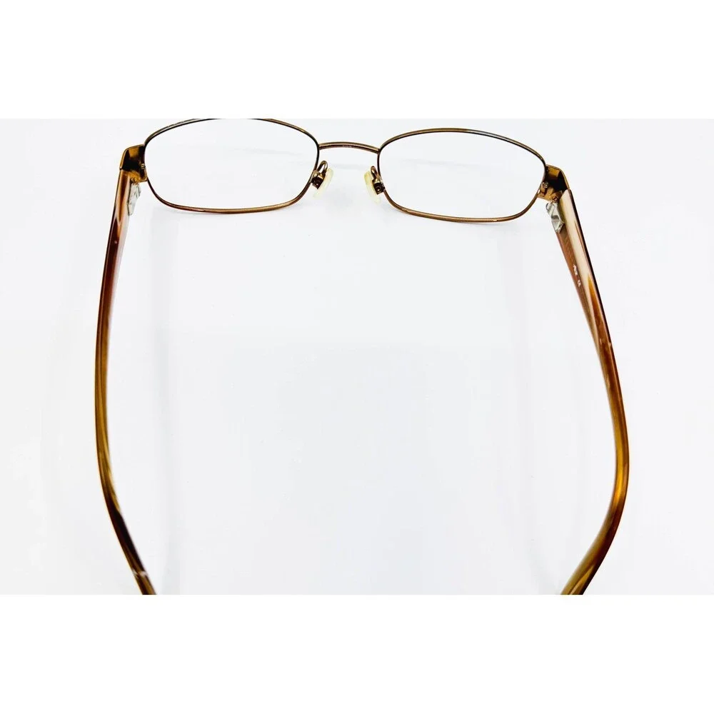 Altair Eyeglass Frames Womens Brown A114 Ginger 53-19-135 Oval Metal Full Rim